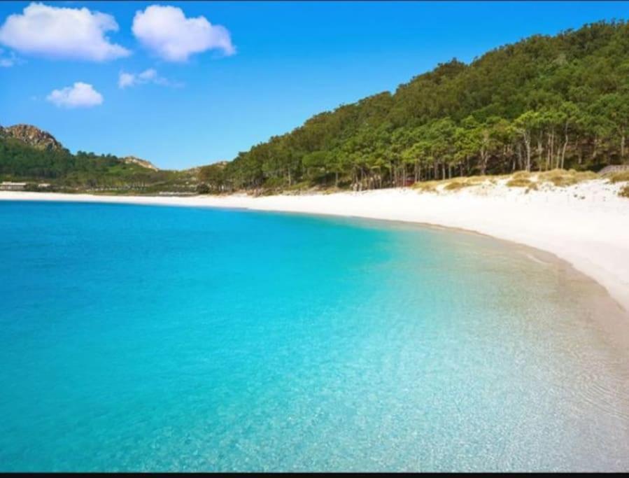 Atico En La Playa De Cangas Exteriér fotografie